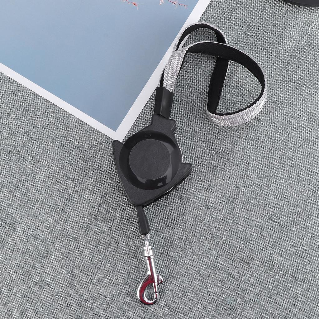 Automatic Retractable Leash Pet Training Lead Ergonomic Handle for Easy Control Telescopic Traction Rope Black