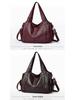 Women's Large Capacity Retro Tote and Crossbody Bag 2025 - Versatile, Textured, Single Shoulder Handbag