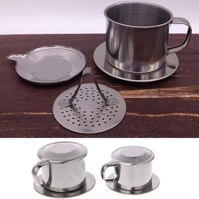 Neue Tasse Moka Kanne Tropffilter Edelstahl Zubereiter Infuser Kaffee aus Vietnam