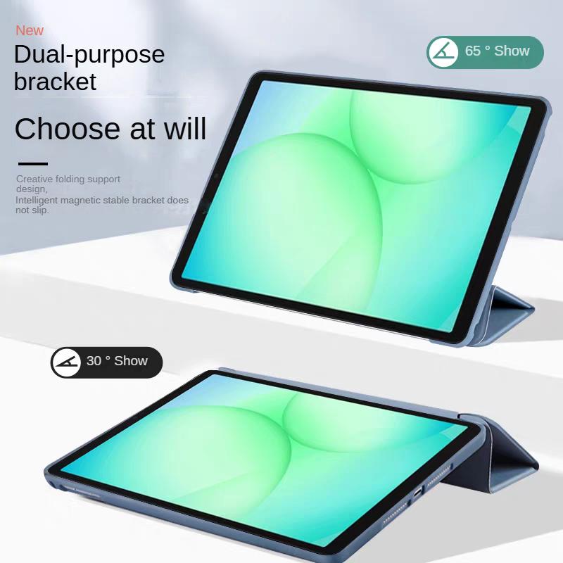 For Samsung Galaxy Tab A11 Plus Case 11inch Magnetic Trifold PU Soft Back Stand Funda A11+ SM-X230/SM-X233 11" Tablet Cover