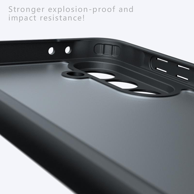 

For Samsung Galaxy A56 5G Case TPU+PC Shockproof Clear Phone Cover As Shown A