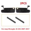 NEW Pair Black Rubber Sun Visor Repair Kit For Jeep Wrangler JK JKU 2007-2017