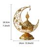 Handlicher Halbmond-Räuchergefäß aus Metall für den Nahen Osten, schwarzgoldene Farbe, Desktop-Aromatherapieofen für das Wohnzimmer