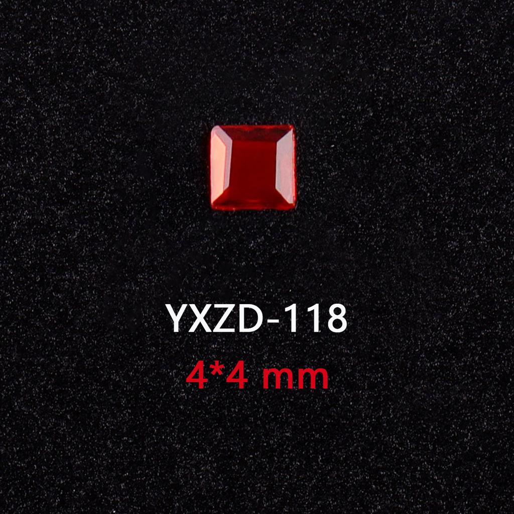 1440 Glas Diamanten mit flachem Boden, Große Rote Spezialgeformte Nagelkunst-Diamanten, DIY Trage-Nagel-Accessoires, Materialien, Spezialgeformte Diamanten