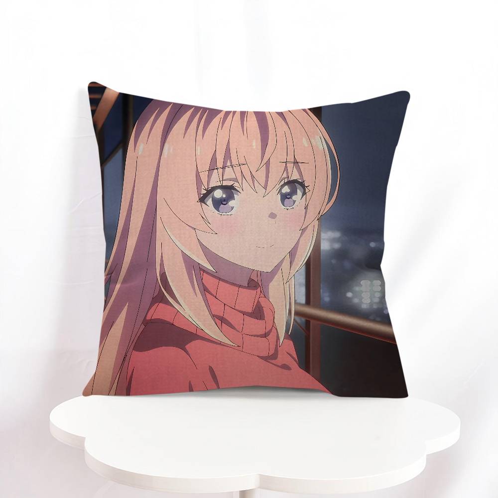 Honami Ichinose Cartoon Pillowcase Toon Gift Cushion Cover Bedroom Home Sofa Chair Seat Decor Pillow Case