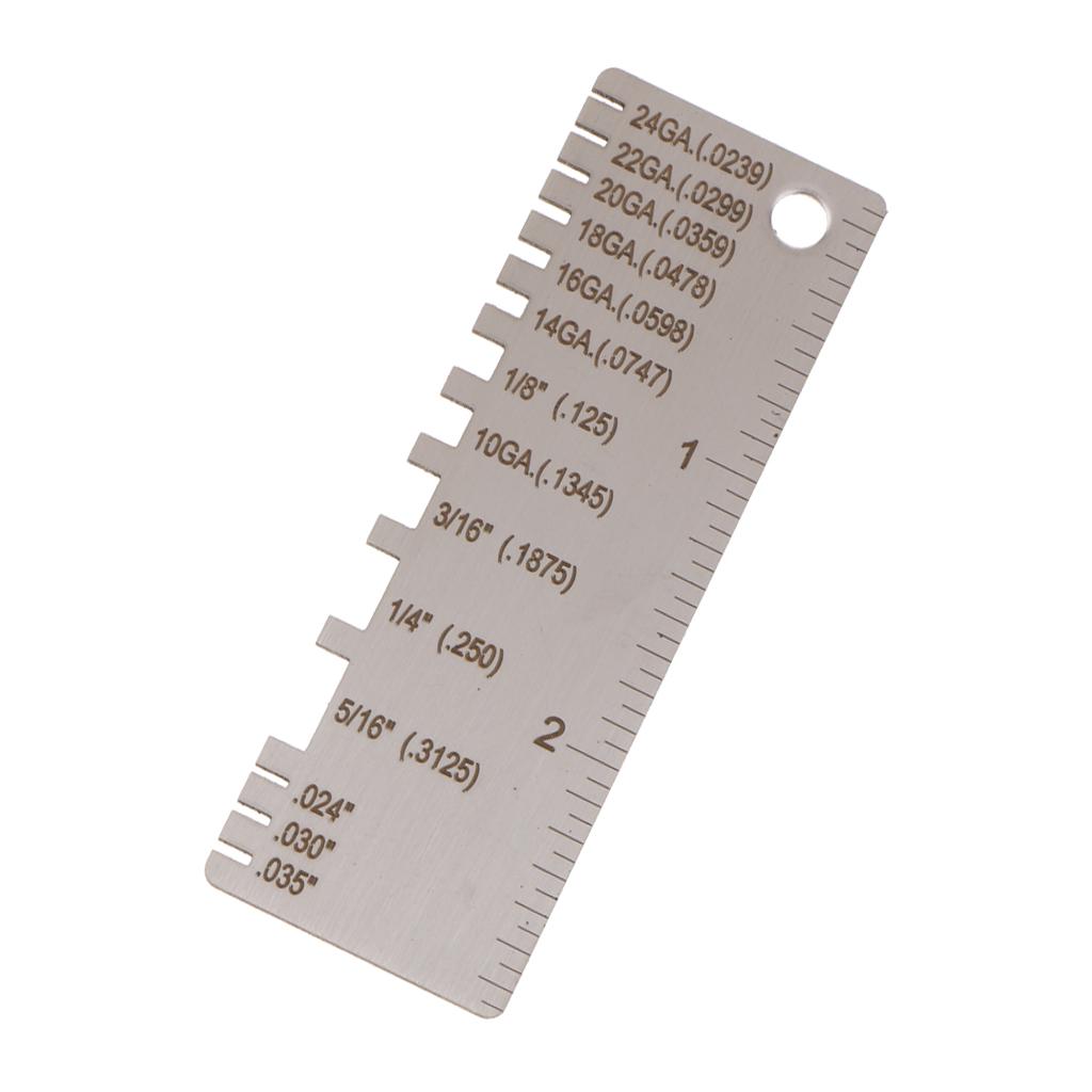 Thickness Gauge Fillet Weld Ruler Seam Tester Tool uygun fiyatlı satın ...