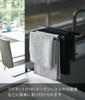 Yamazaki Jitsugyo 5143 Magnetic Cloth Hanger Slim Black Tower Floating Storage Easy Installation Approx. W20XD7.5XH6cm