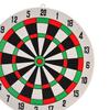 Dart Board Set with 2 Steel Tip Darts Double Side Staple-Free Dartboard Throwing Foam for Play Battle Game Party Supplie