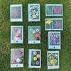 20Pcs Diy Transparent Specimen Bookmarks Plastic Frame For Pressed Leaves Flowers Pressed Flowers Herbarium Journal Scrapbooking