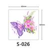 Small Flower Tattoo Sticker Female 3D Color Tattoo Sticker Rose Lotus Butterfly Flower Tattoo