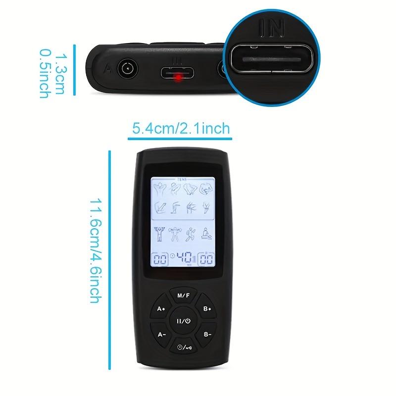 28 Mode Tens Body Massager Electric Digital Therapy Machine Relax EMS Muscle Relieve Pain Electrostimulator Physiotherapy