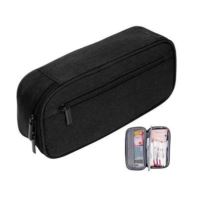 High-Capacity Oxford Pencil Case for Boys & Girls - Stylish Design for Students