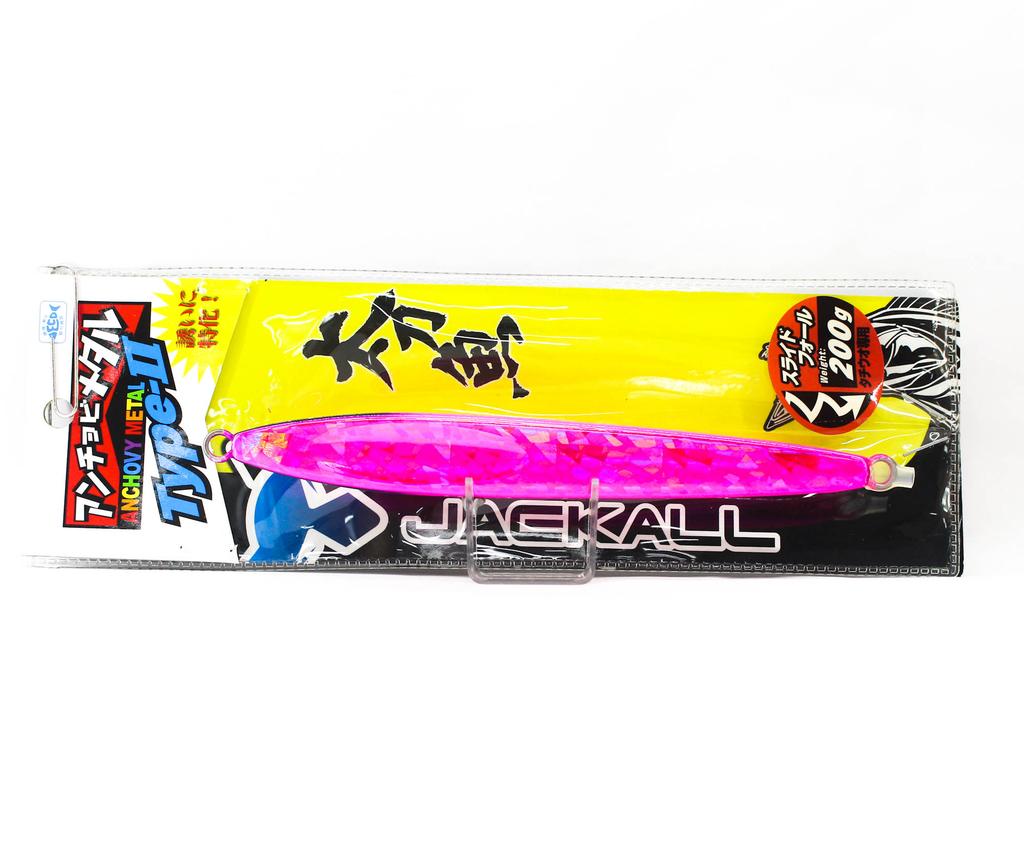 Jackall Metal Jig Anchovy Type 2 Slow Slide 200 grams Saber Pink (0530)