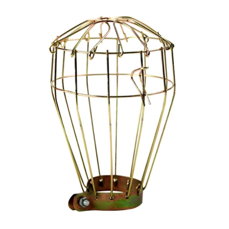 

Industrial Metal Mesh Bulb Guard Cover For Retro Pendant Lights Iron Cage Protective Shade Vintage Design Suitable For