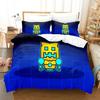 3D Game Geometry Dash Bedding Set Printed With Pillowcase Bed Duvet Cover Soft Queen King Size Bedclothes Home Boys Girls Adults