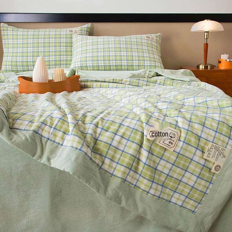 Muji-Stil Sommerkühlende Decke aus reiner Baumwolle