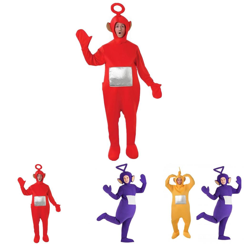 Fun Teletubbies Costume Polyester Bodysuit With Headpiece!