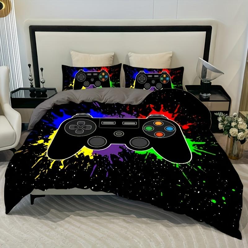 

Comforter 3Pcs Game Console Controller *1+ S*2Bedroom Decoration Comfortable Soft Fabricno Pillow Core Comforter (quilt)-EU Single(135*200cm)3pcs