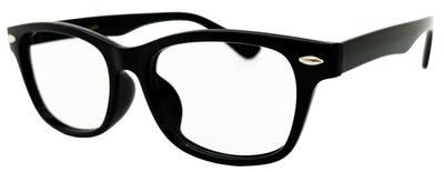 [FaceTrick Az Label] Senior Glasses 002R, Super Elastic TR-90 Temples, UV400 Anti-Fog Coating, High-End Model Reading Glasses, Black Frame, TRG4123-1