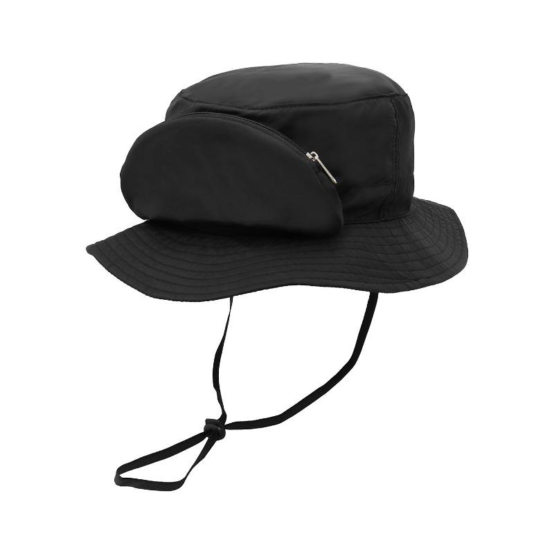 Sun Hat with Glasses Bag, Men's and Women's Summer Outdoor Sun Hat, Light and Breathable, Can Store Beach Sun Protection Hat