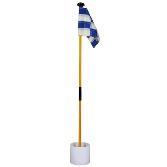Golf Flagpole Detachable Multifunction Plastic Backyard Practice Golf Hole Pole Cup Flag Stick for Golf Lover
