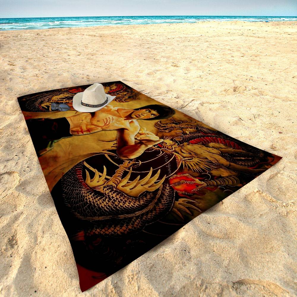 B-Bruces L-Lee Badhanddoek Microvezel Zacht Waterabsorberend Ademend Voor Meisjes Kinderen Decoratief Cartoon Strandlaken