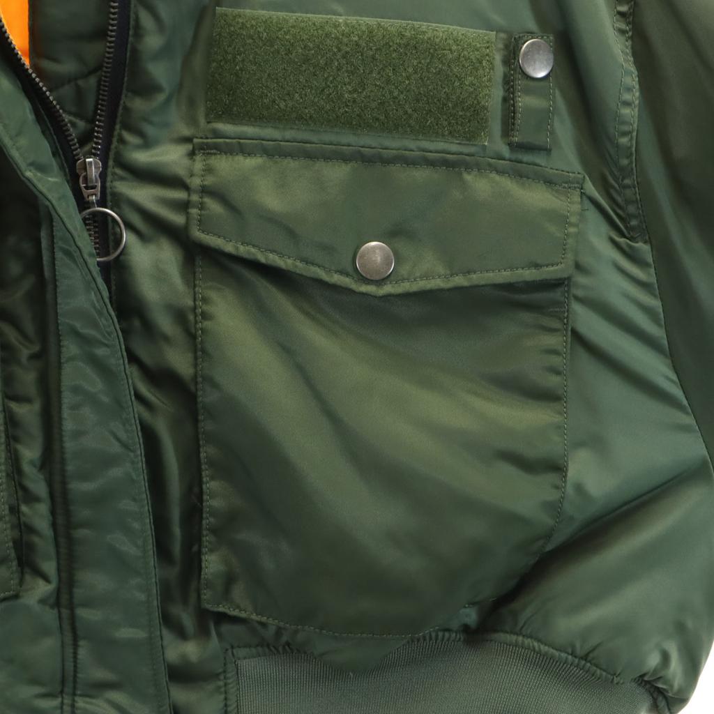 ZARA Short length Flight jacket L-XL khaki Women Used