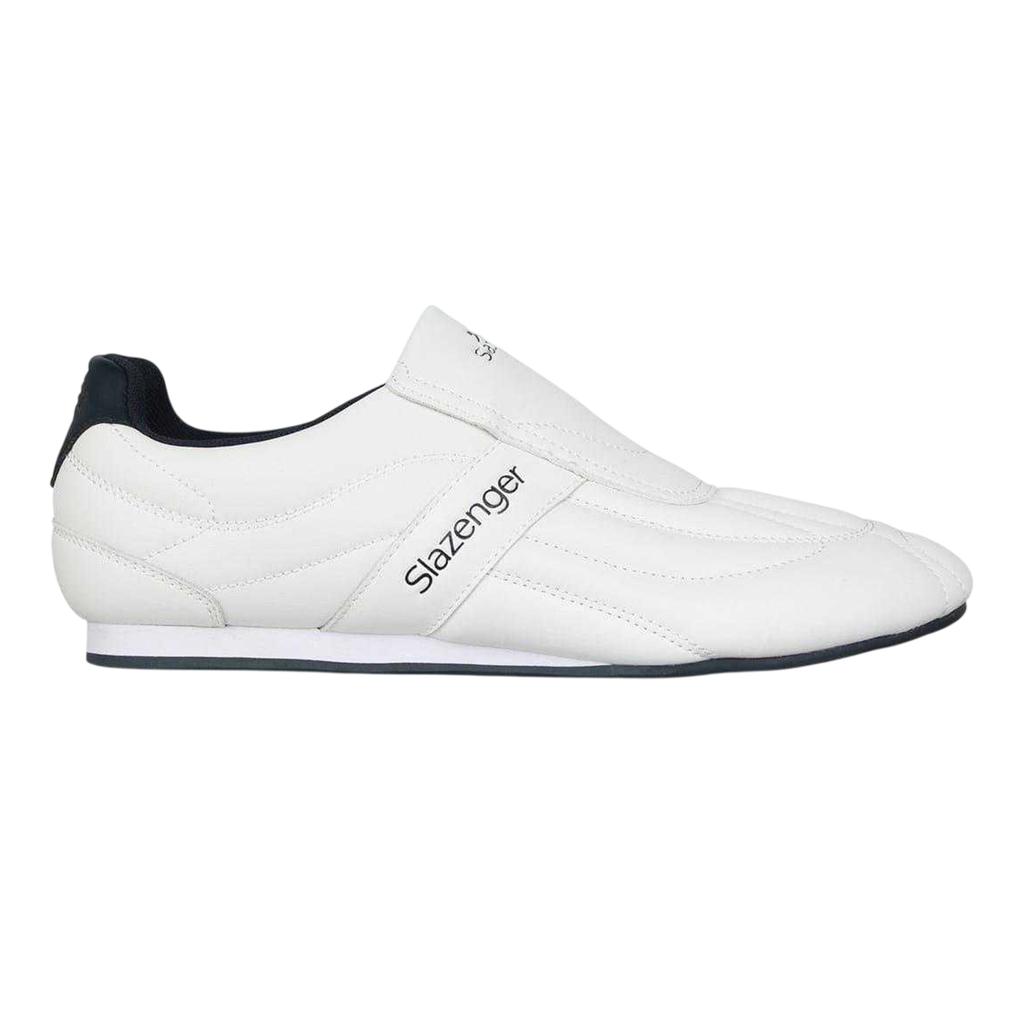 Slazenger Herren Warrior Leder Slip-On Sneaker