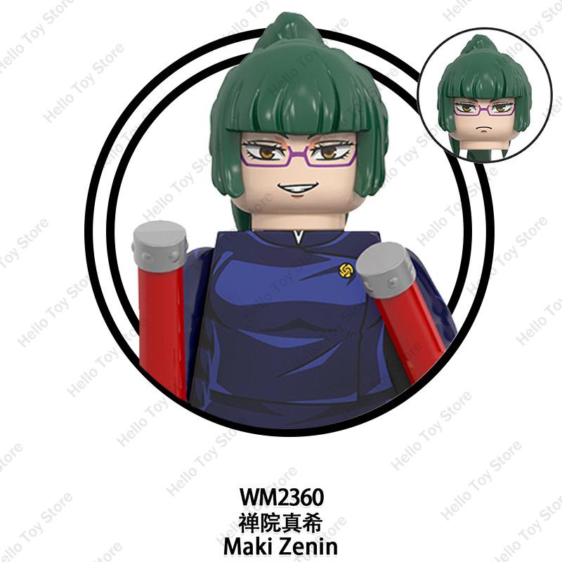 Jujutsu Kaisen Hot Anime Mini Acion Figures Satoru Gojo Model Classic Cartoon Building Blocks Itadori Yuji Dolls Bricks Toy Gift