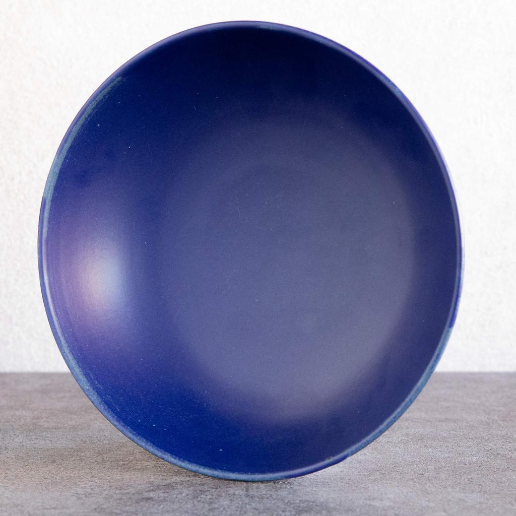 Rikizo Blue Diameter 21cm x Height Made in Bowl, Indigo, 6cm, 1000ml, Japan, R-886557