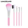 LAMUSELAND Makeup Brush Face Pink Brush (5 Pcs/Set) #1406-OPP-P
