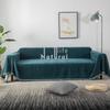Four Seasons Universal Pure Color Chenille Printed Letter Cover Towel Nordic Simple Non-Slip Sofa Cover Towel Full Covered