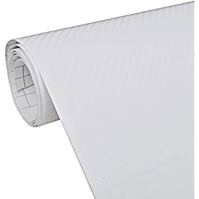 Films 3D pour voiture - VIDAXL - Lot de 2 - PVC - Résistant à l'eau - Blanc