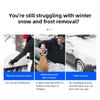 AAVW1 1Pcs Car Logo Snow Brush Cleaning Shovel Glass Ice Scraper Tool for Mercedes Benz AMG W212 W213 W205 W177 V177 W247 W176 GLC GLA