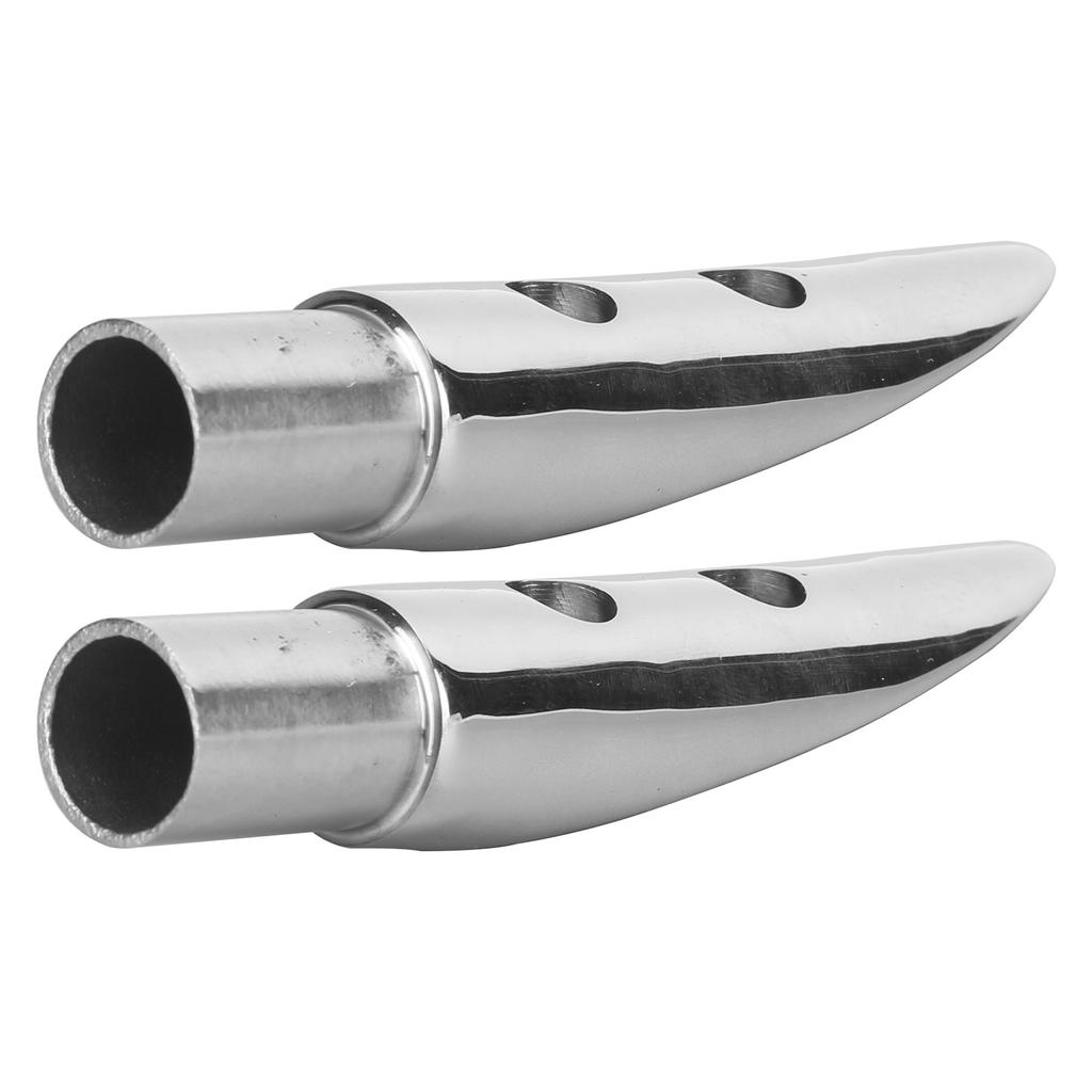 2pcs Handrail End Railing Mount 316 Stainless Steel Accessory for Marine Boat 78in Tube