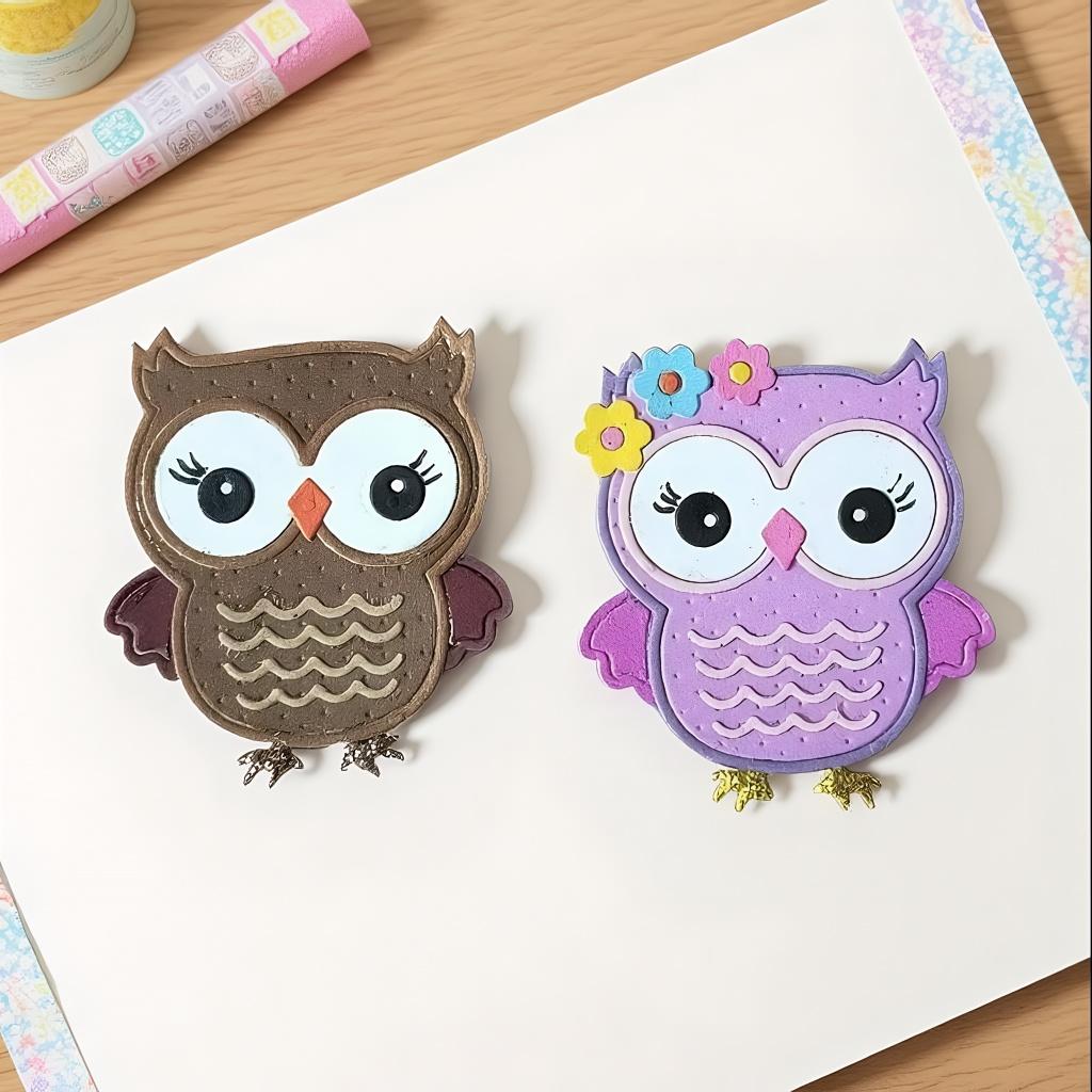 Owl Cutting Dies for Scrapbooking Photo Album Decoration DIY Cards Making Craft Dies Cut