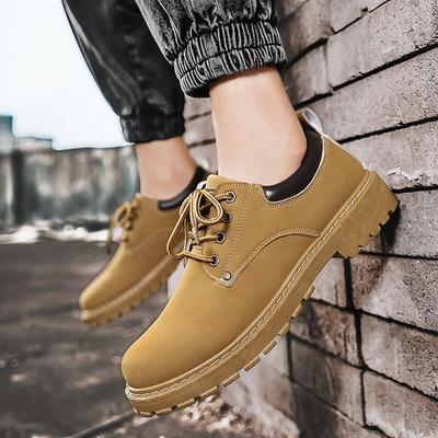 Lente herenschoenen veelzijdige dikke zool werkschoenen casual schoenen Koreaanse versie trendy schoenen arbeidsbeschermingsschoenen heren