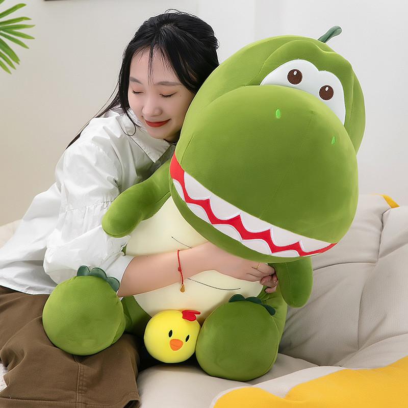 Chick Green Dinosaur Plush Toy Animal Stuffed Doll Room Decoration Gift Kids