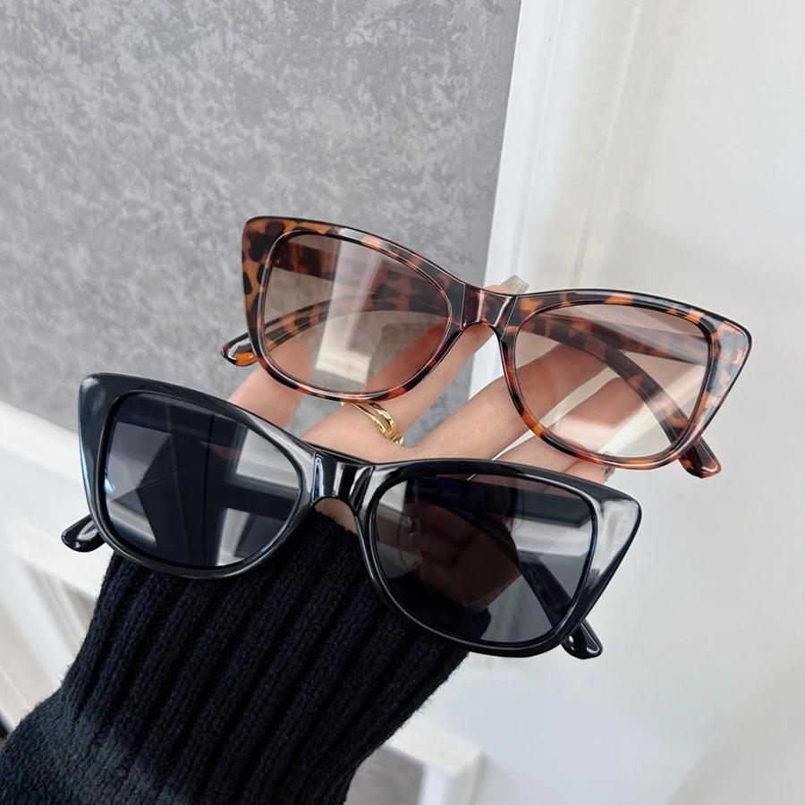 Cat Eye Sunglasses Women Men Vintage Designer Fashion Sun Glasses Female Male Brand Mirror Driving Frame Punk