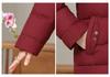 Hooded Cotton Jacket for Women: Warm, Thick, Velvet-Lined Winter Wear for Middle-Aged and Elderly, featuring Grandmother-Style Lamb Fleece.