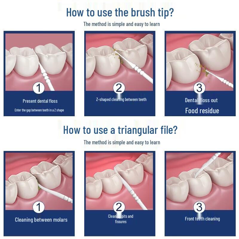 FAWNMUM Dental Floss Picks, 900 Count