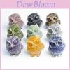 Natural Crystal Owl Resin Ornament For Home Office Decor Gift Idea