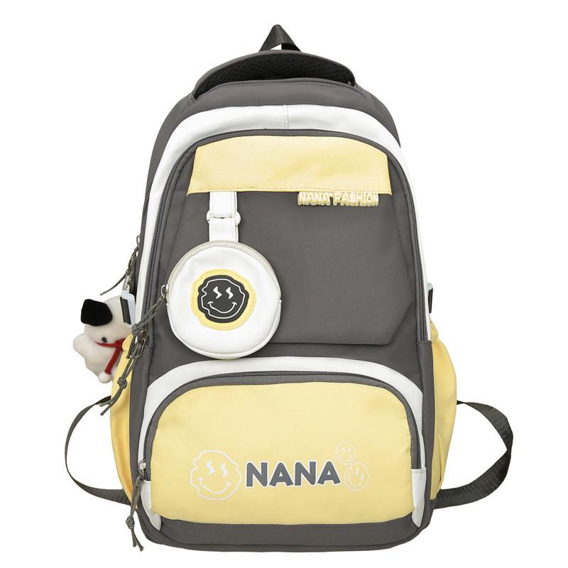 High-quality Durable Nylon School Bag Set With Playful Design For Middle School Students