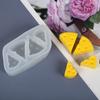 4 Cavity Baking Mold Cheese Shape Silicone Cake Mousse Candle Mould Food-grade Diy Mold Kitchen Baking Tools