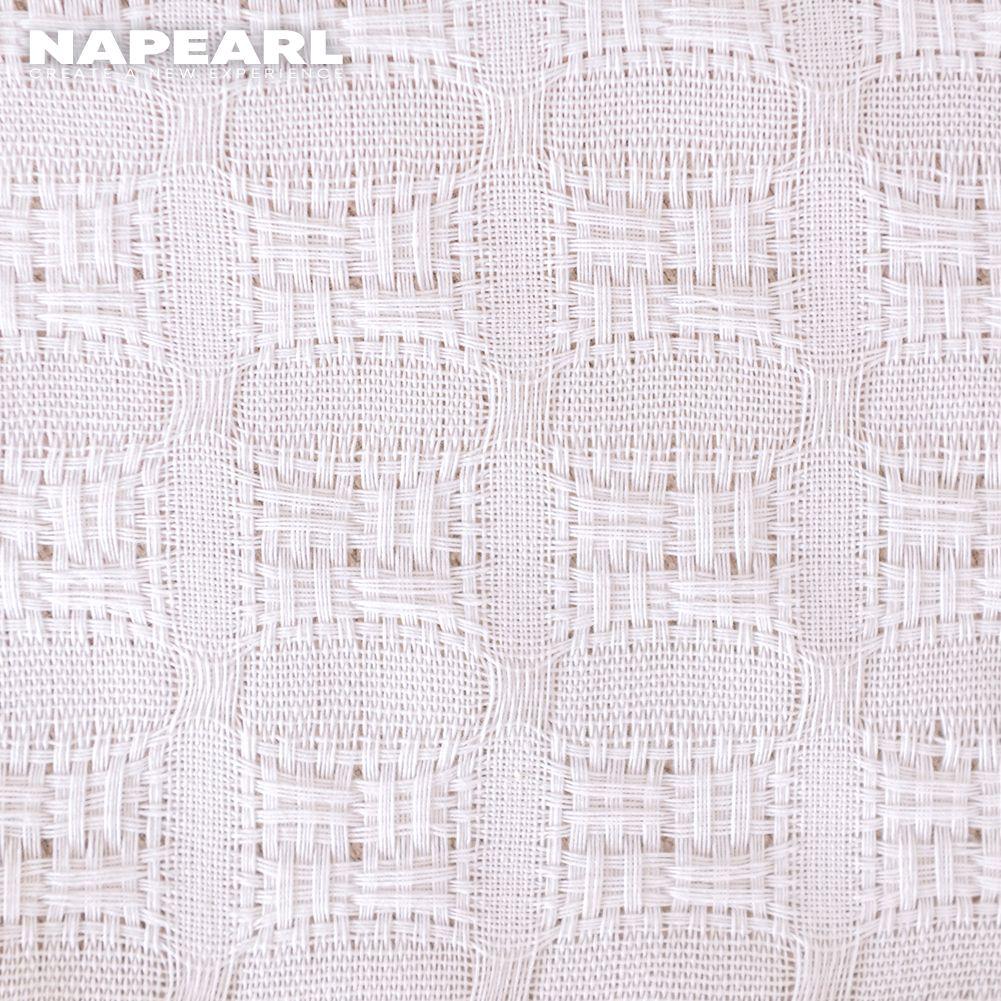 1PC NAPEARL Modern Classic Textile Fabric Tulle Sheer Curtain Luxury for Living Room Bedroom Home Decor