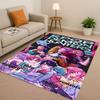 3D Cartoon Kpop Demon Hunters Zoey Rumi Mira Living Room Non-Slip Area Rug Carpet for Bedroom Playroom Sofa,Home Decor Doormat