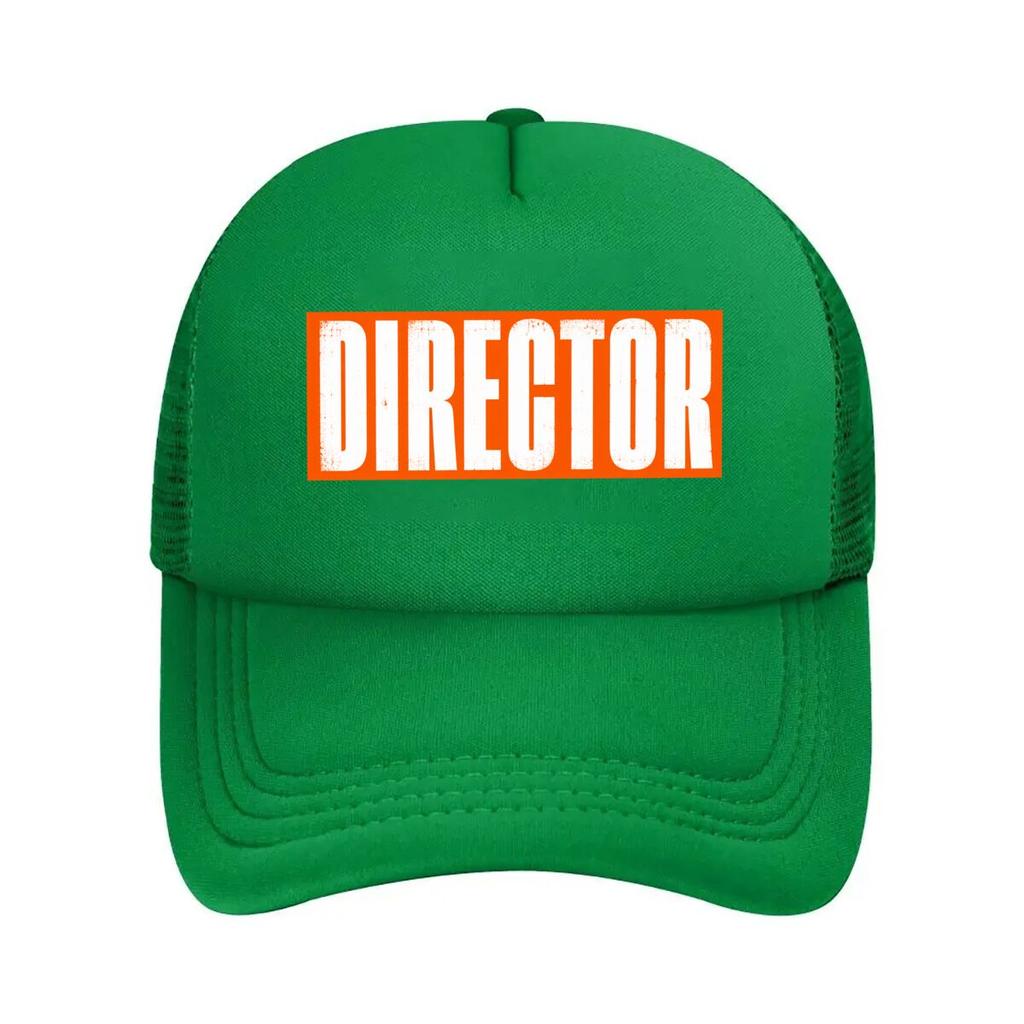 Bold Distressed Director Typography Mesh Baseball Cap For Womens Unisex FeUnisex Beach Dad Hat Hip Hop