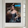 Vintage Art Poster Funny Style I’m Queen with or Without You Prints  Funny Quotes Letter Art Canvas Painting Home Room Decor