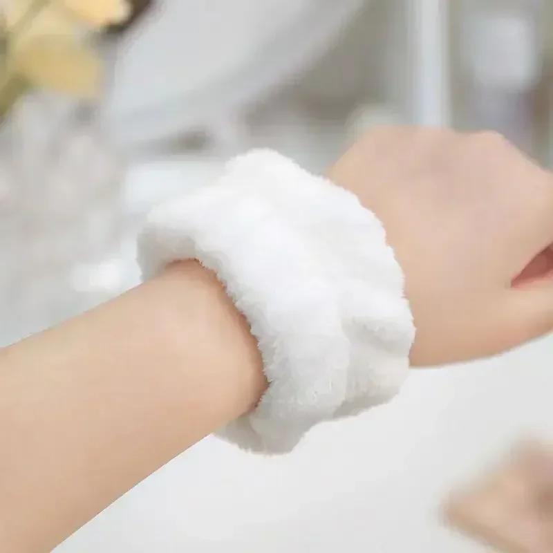 2pcs Face Wash Hand Wrist Strap Reusable Sweat Band Microfiber Towel Band Flexible Absorbent Wrist Strap Face Wash Comfortable