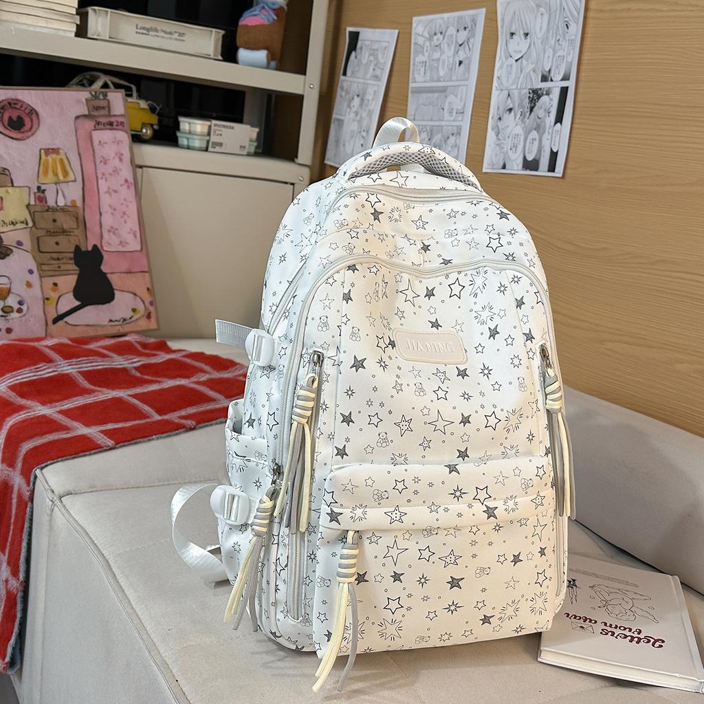 Schoolbag High-value large-capacity backpack ins Korean style junior high school high school student college student backpack travel backpack